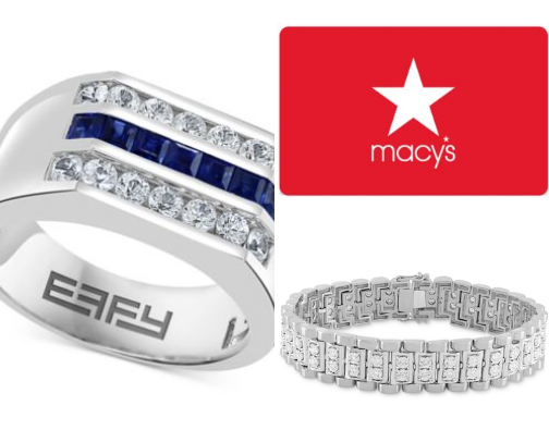 Shopping - Macys - For Men  - Jewelry cover photo collage