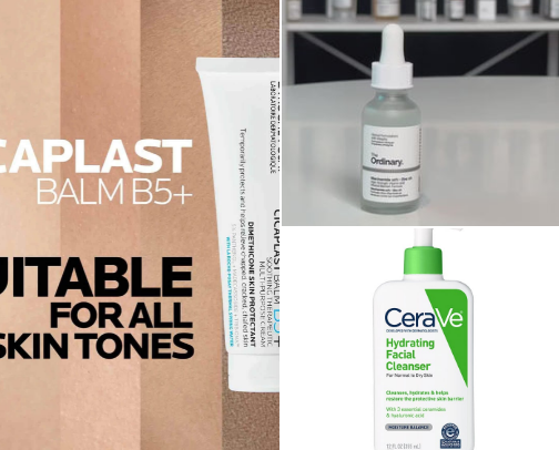 My Favorite Skincare Products cover photo collage