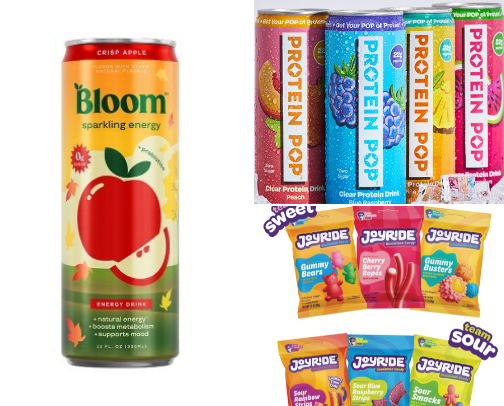 Skinny snacks cover photo collage