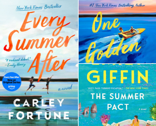 Favorite summer reads ☀️☀️☀️ cover photo collage