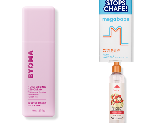 All the products I use to keep my skin hydrated and healthy cover photo collage