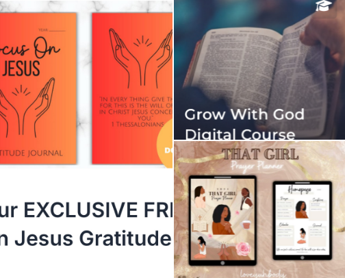 Bible Study & Prayer Supplies cover photo collage