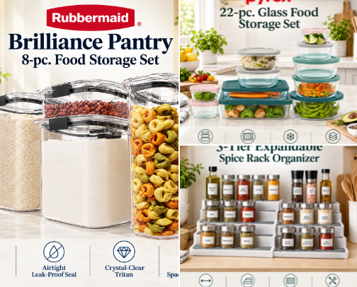 Smart Kitchen Storage Solutions for a More Organized Home cover photo collage