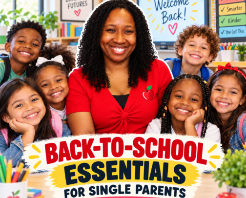 Back To School Supplies for Single Parents cover photo collage
