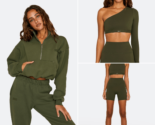 Workout wear cover photo collage