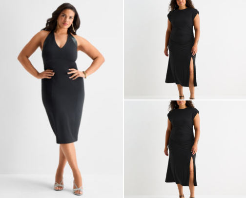 The Perfect Little Black Dress Exists — Here It Is (Plus Size Edition) cover photo collage