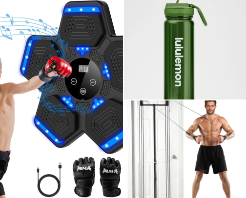 Workout Clothes, Gym Gear & Home Fitness Finds 💪 cover photo collage