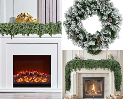Wreaths & Garlands for the Holidays cover photo collage