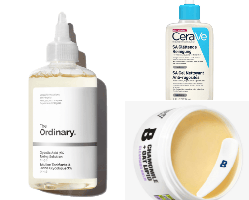 My favourite skincare products 🧴 cover photo collage