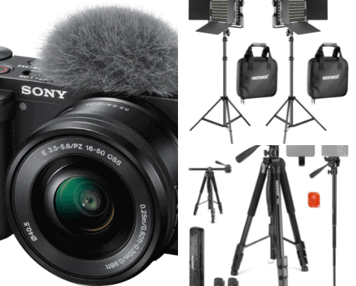 My Camera Equipment cover photo collage