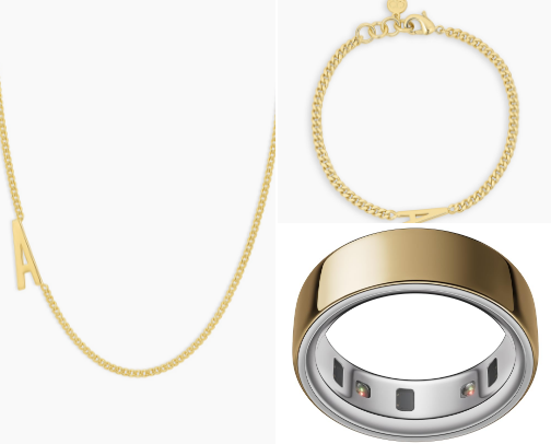 Gold Jewelry recs cover photo collage