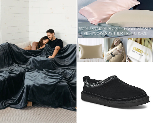 cozy girl needs 🤍 cover photo collage