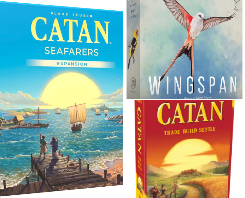 board games i swear by cover photo collage