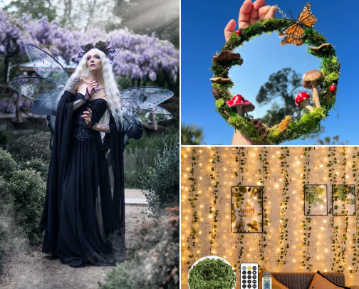 FairyCore lifestyle🌷͙֒✧˚.🧚🏻‍♀️. cover photo collage