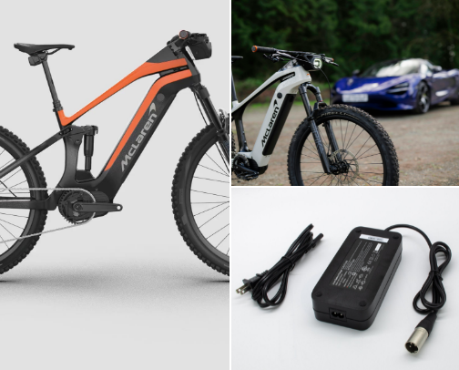 McLaren E-Bikes cover photo collage