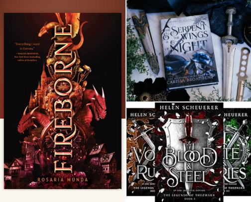 Books to Read After Fourth Wing 🐉 cover photo collage