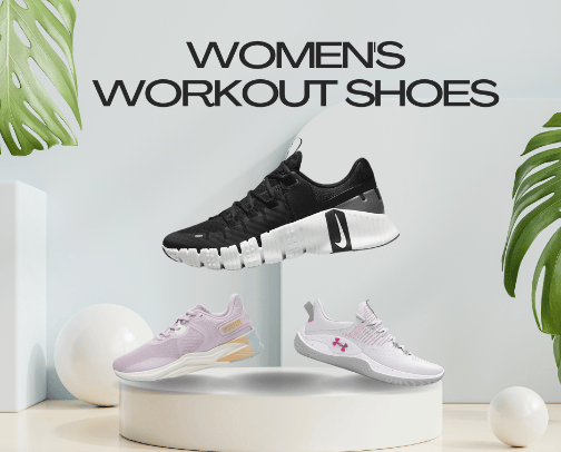 WOMEN'S WORKOUT SHOES cover photo collage