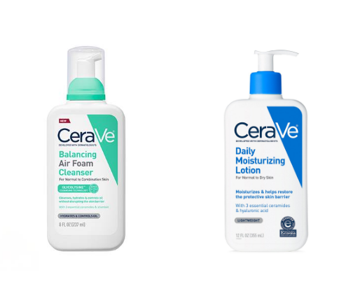 skincare cover photo collage
