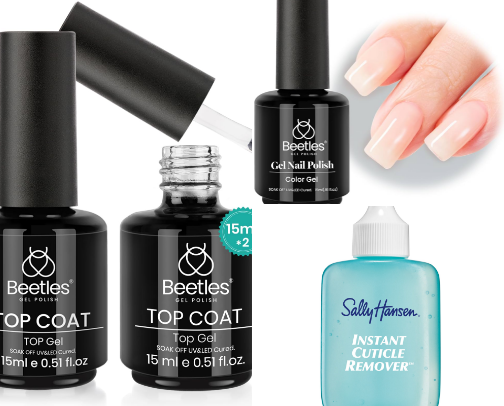 Gel manicure at home that lasts! cover photo collage