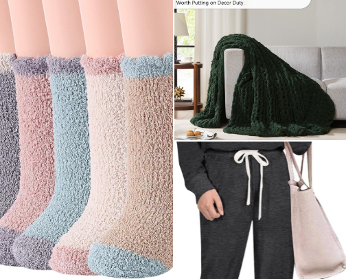 My Cozy Night in Box for When I Just Want to Stay Home!(which is often 🤣) cover photo collage