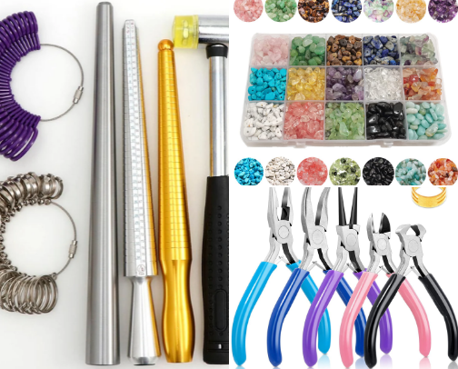 Make your own jewelry- starter pack cover photo collage