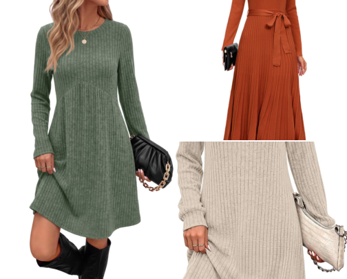 Cute dresses for fall 🍂🍁 cover photo collage