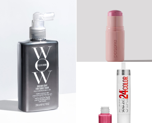 Favorite beauty products cover photo collage