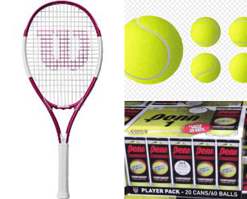 Tennis Necessities! cover photo collage