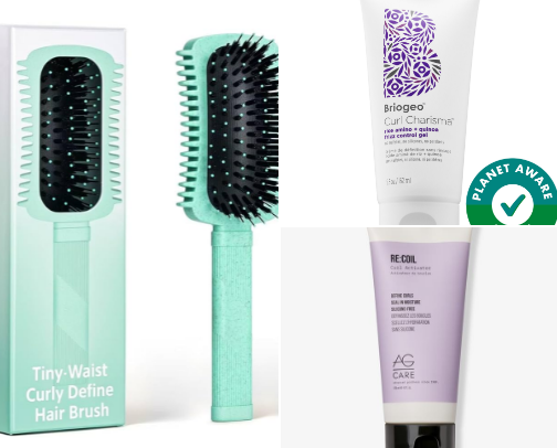 Curly Hair Products cover photo collage