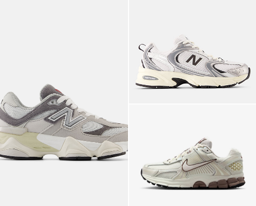 cute and convenient sneakers cover photo collage