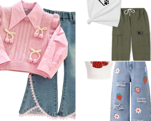 Baju anak perempuan cover photo collage