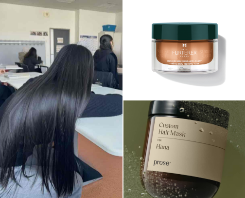 Slick, Shiny & Soft hair product you will find on my straightening styling days cover photo collage