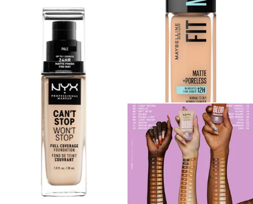 low buget makeup products cover photo collage