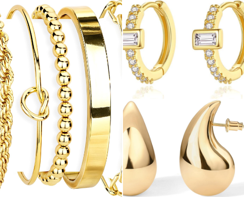 Jewelry Upgrade ✨ Everyday Gold Essentials cover photo collage