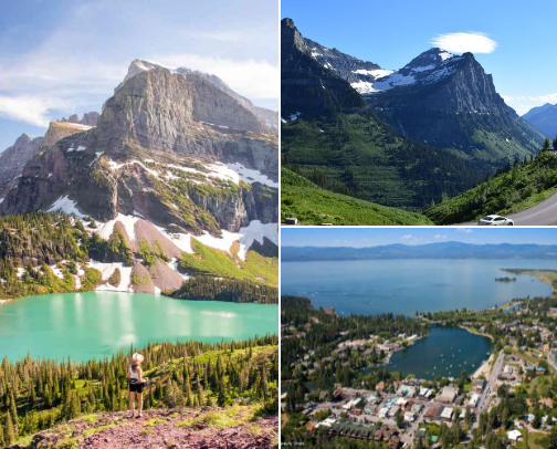 Montana mountain getaway cover photo collage
