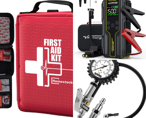 Car Essentials Every Driver Needs cover photo collage