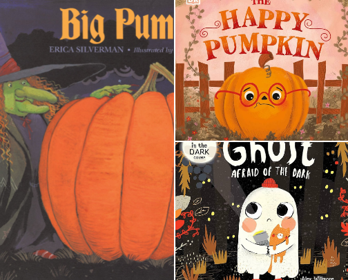 Fall & Halloween Themed Books cover photo collage