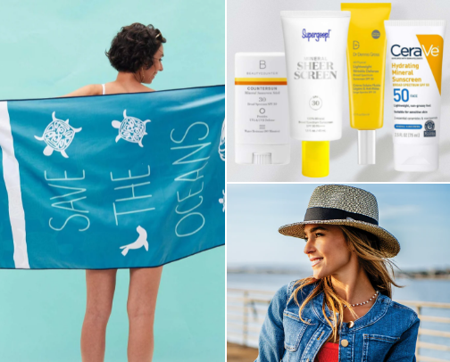 Twenty beach items you must have for 2025 cover photo collage