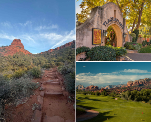 Sedona Rec Guide: Hikes, Bites & Views cover photo collage