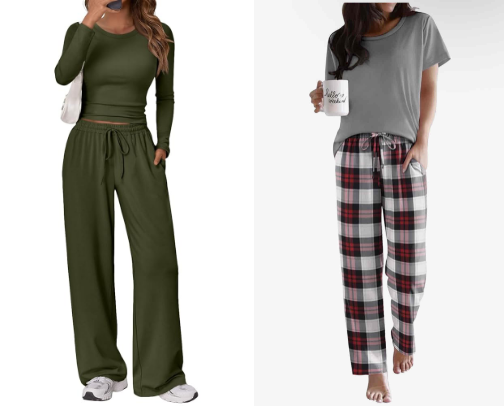 Loungewear, Jogger Sets, & Pajamas…OH MY! | Comfortable cozy sets just in time for fall and winter. cover photo collage