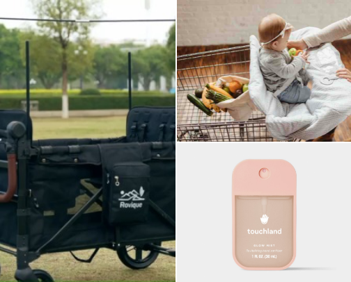 Soft Life, Real Mom Edition 💄🍼 cover photo collage