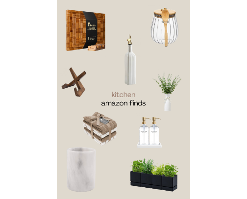 Kitchen Amazon Finds cover photo collage