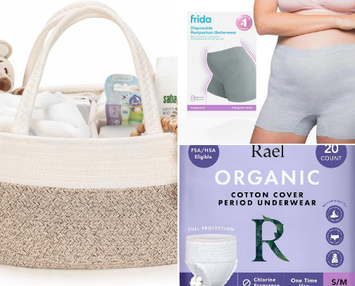 Postpartum Caddy Essentials for Easier Recovery cover photo collage