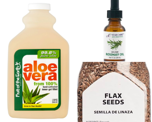 Hair growth goals essentials cover photo collage