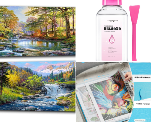 My Favorite Diamond Art Items cover photo collage