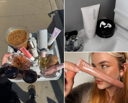 Beauty necessities 🤍 cover photo collage