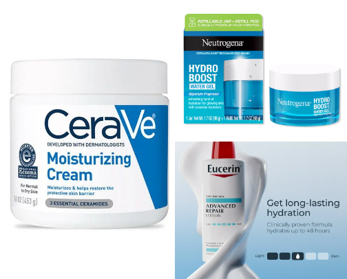 Top picks for dry skin🛁🌟 cover photo collage