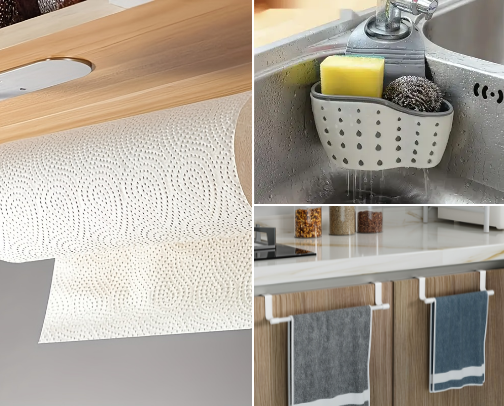**Kitchen Storage & Organization** cover photo collage