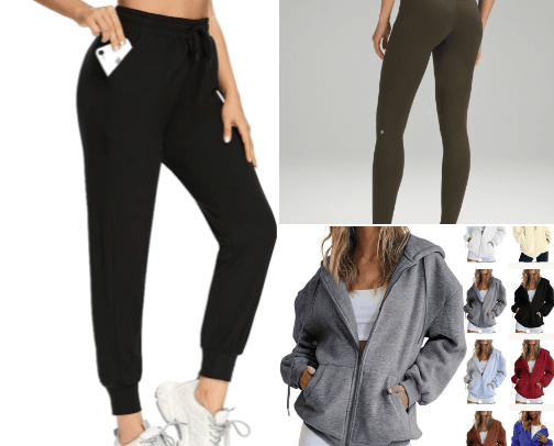 Active/Casual Wear cover photo collage