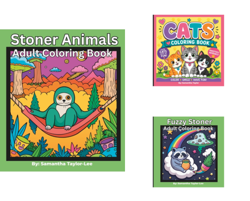 Coloring Books cover photo collage